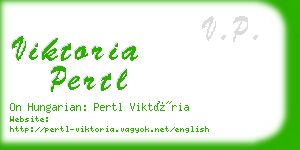 viktoria pertl business card